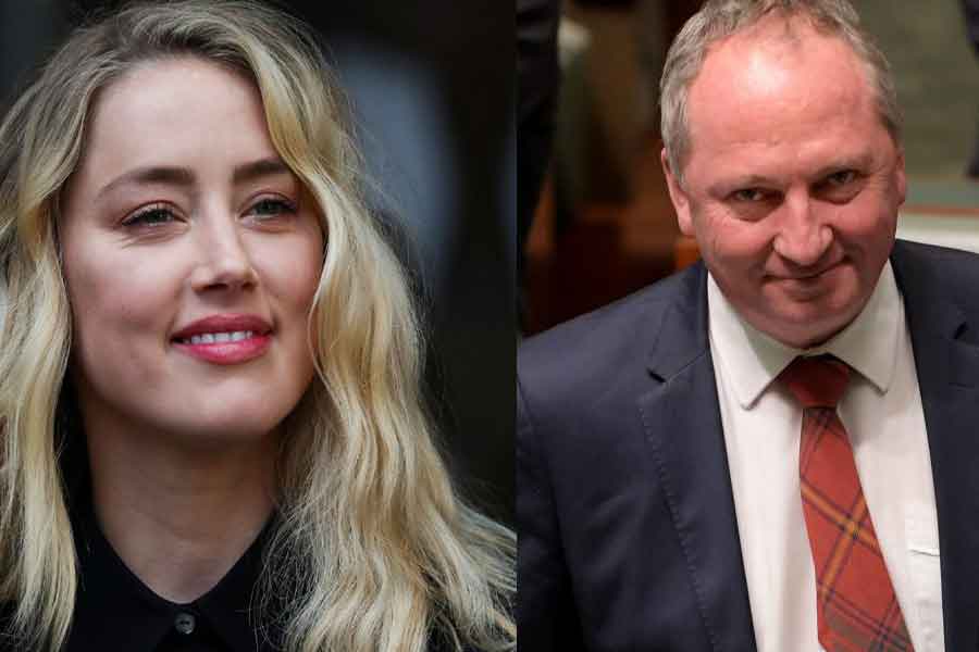 Amber Heard Named Her New Dog Barnaby Joyce, After The Australian Minister She Had A Fight with.